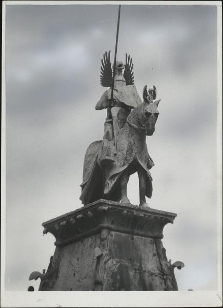 Scultura - Statua equestre di Mastino II - Verona - Arca di Mastino II della Scala