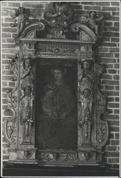Pala d'altare dipinta - Madonna con Bambino - Basilica di S. Lorenzo (Duomo)