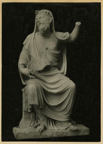 Scultura - Apostolo (inv. 1430 sculture) - Agostino Busti detto il Bambaia - Milano - Castello Sforzesco - Museo d'arte antica - Sala 15 o degli Scarlioni.