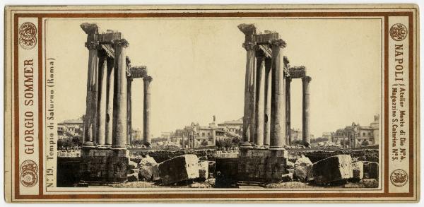 Roma - Foro Romano - Tempio di Saturno