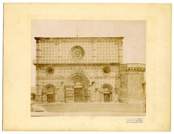 Aquila - Basilica di Santa Maria di Collemaggio - Prospetto principale