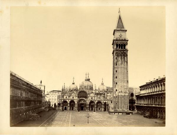 Venezia - Piazza San Marco - Basilica di San Marco e campanile