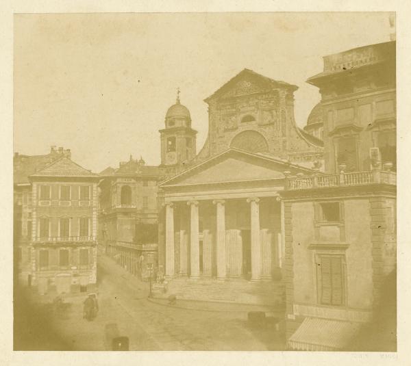 Genova - Piazza della Nunziata - Basilica della Santissima Annunziata del Vastato - Prospetto principale