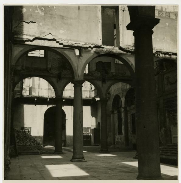 Milano - bombardamenti 1943 - Corso Roma 80 (ora Corso di Porta Romana)