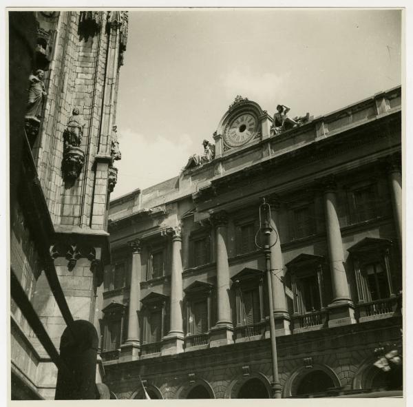 Milano - bombardamenti 1943 - Palazzo Della Veneranda Fabbrica del Duomo