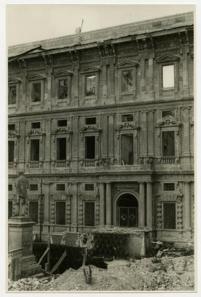Milano - bombardamenti 1943 - Palazzo Marino