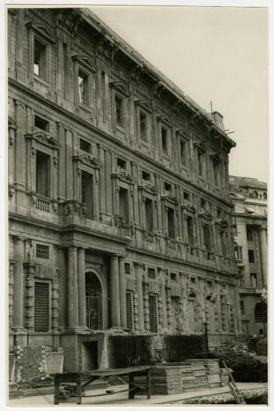 Milano - bombardamenti 1943 - Palazzo Marino