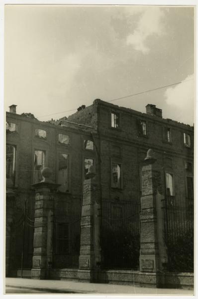 Milano - bombardamenti 1943 - Palazzo Serbelloni