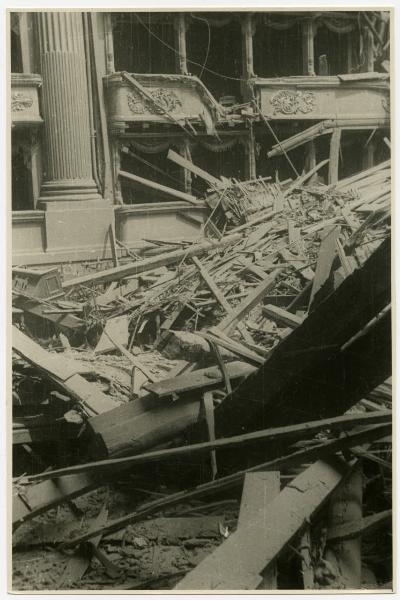 Milano - bombardamenti 1943 - Teatro alla Scala