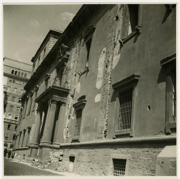 Milano - bombardamenti 1943 - Ex Palazzo di Giustizia