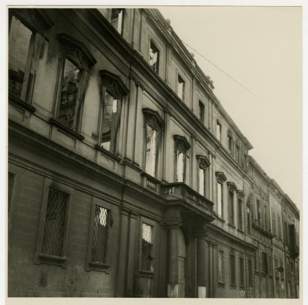 Milano - bombardamenti 1943 - Via Borgonuovo