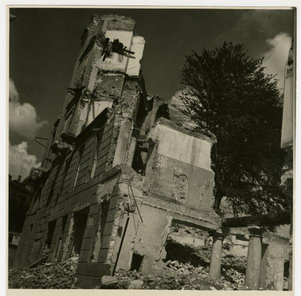 Milano - bombardamenti 1943 - Via Olmetto