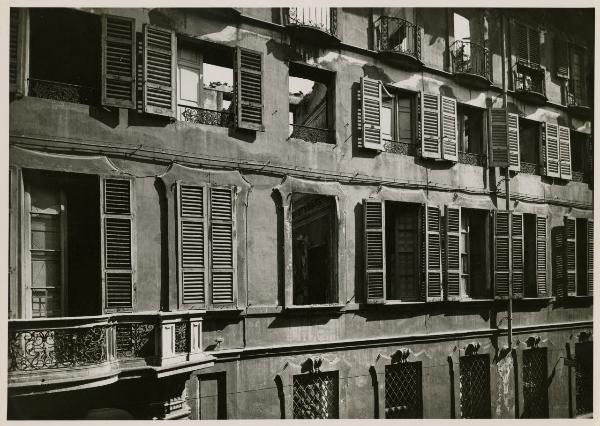 Milano - bombardamenti 1943 - Palazzo Belgioioso Mapelli