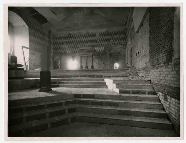 Milano - Castello Sforzesco - Musei Civici - Sala 15 (Sala degli Scarlioni) - Restauro BBPR (prima fase 1953-1956)