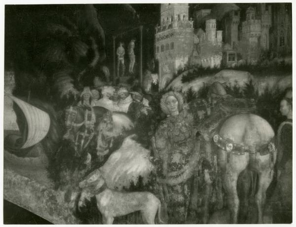 Dipinto murale - San Giorgio e la principessa - Pisanello - Verona - Santa Anastasia