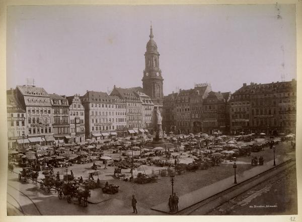 Germania - Dresda - Piazza del Vecchio Mercato