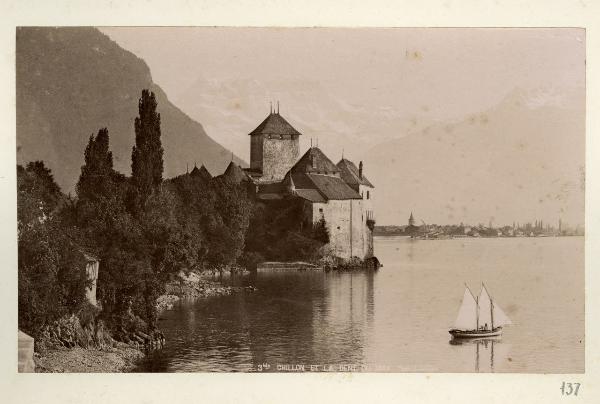 Svizzera - Montreux - Castello di Chillon - Lago di Ginevra