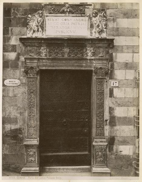 Liguria - Genova - Palazzo Doria - portale
