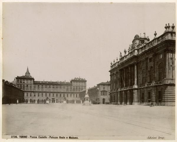 Piemonte - Torino - Piazza Castello - Palazzo Reale - Palazzo Madama