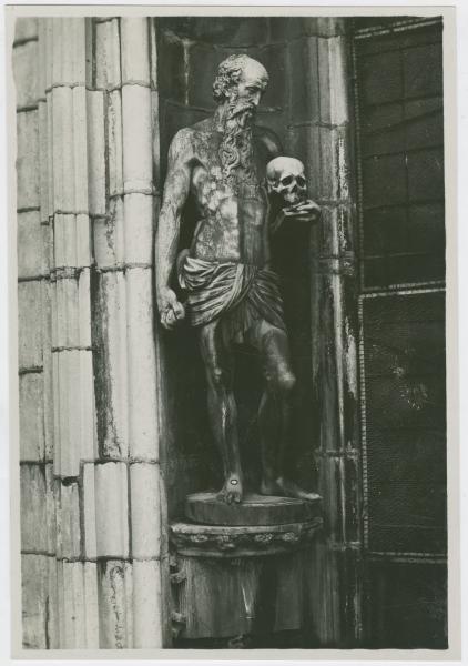 Scultura - S. Girolamo (n. 249 Nebbia) - Milano - Duomo - Sacrestia settentrionale