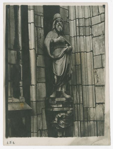 Scultura - Profeta o Patriarca (n. 248 Nebbia) - Milano - Duomo - Braccio di croce settentrionale