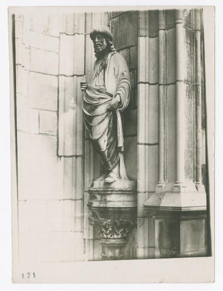 Scultura - Profeta (n. 255 Nebbia) - Milano - Duomo - Sacrestia nord