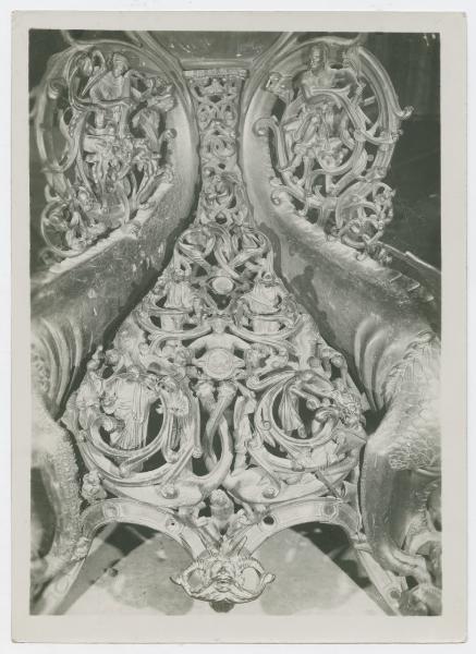 Oreficeria sacra - Candelabro Trivulzio, particolare della decorazione del piede, bronzo (inizio XIII sec.) - Milano - Duomo
