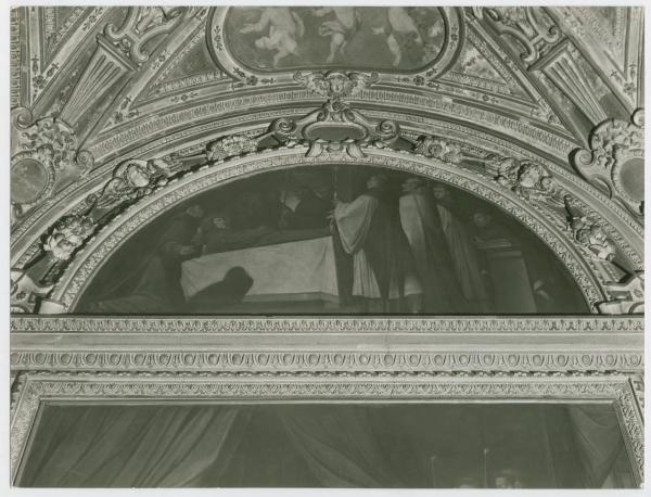 Dipinto (tela) - Funerali di S. Diego - Camillo Procaccini - Milano - Chiesa di Sant'Angelo - Cappella di San Diego d'Alcalà