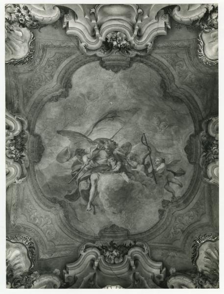 Affresco - Trionfo della Fortezza - Giovan Battista Sassi - Milano - chiesa di Sant'Angelo - cappella di San Giacomo apostolo - volta