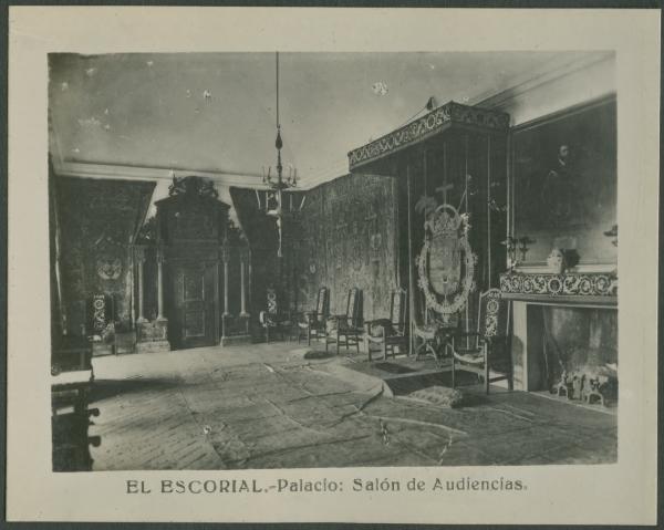 San Lorenzo de El Escorial (Madrid) - Monastero El Escorial - Palazzo - Interno - Salone delle Udienze (Salón de Audiencias)
