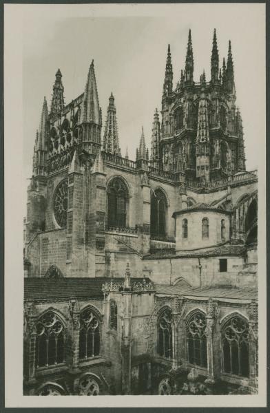 Burgos - Cattedrale, chiesa - Guglie - Veduta dall'alto