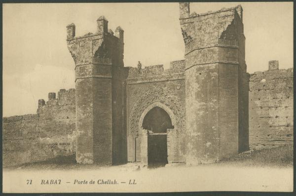 Rabat - Porta di Chellah - Mura
