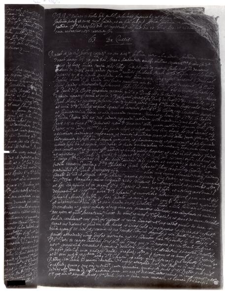 Manoscritto - Testamento - Milano - Castello Sforzesco - Archivio Storico