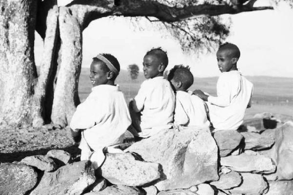 Viaggio in Africa. Afalba - bambini indigeni