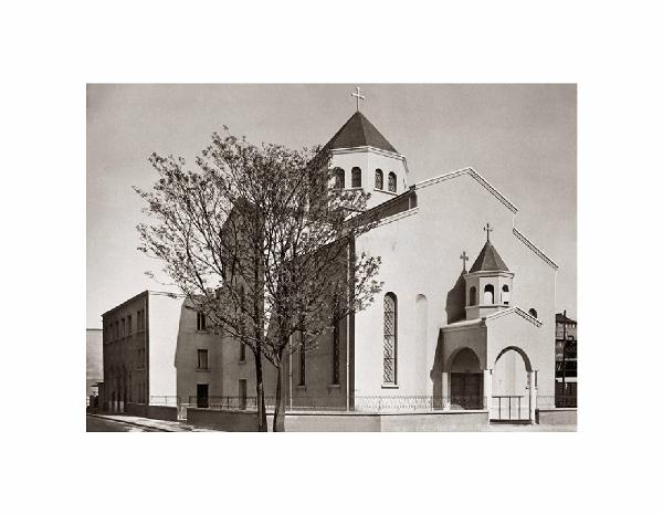 Arménie Ville. Francia - Lione - Chiesa apostolica armena Saint Jacques, XX sec. - Fotografia d'archivio