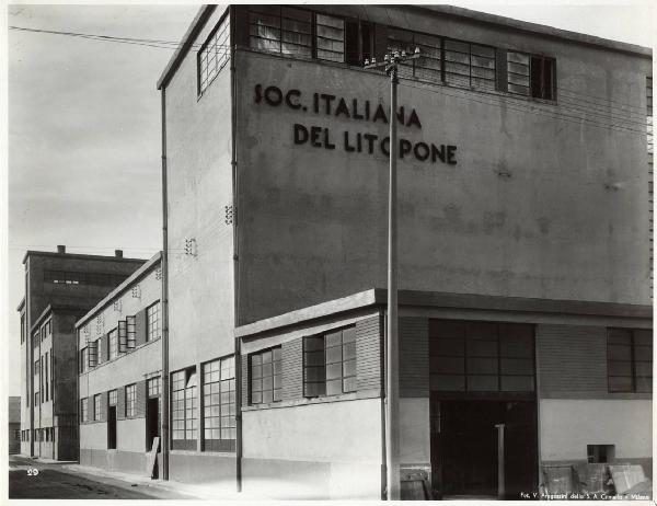 Livorno - Stabilimento litopone