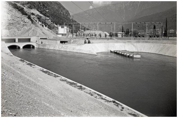 Ala - Centrale idroelettrica - Canale di scarico - Sbocco gallerie e smorzatore