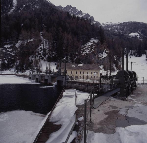 Prati di Vizze - Impianto idroelettrico - Traversa - Veduta sbarramento