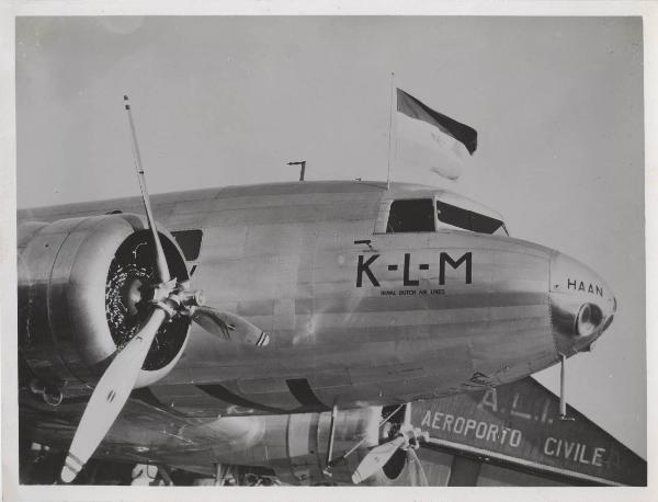 Trasporti aerei - Aereo commerciale - Douglas DC-2 KLM (Royal Dutch Airlines) - Rivestimento in metallo
