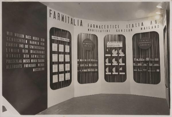 Lipsia - Fiera del 1941 - Edizione primaverile - [Sala] Montecatini - Sezione Farmitalia