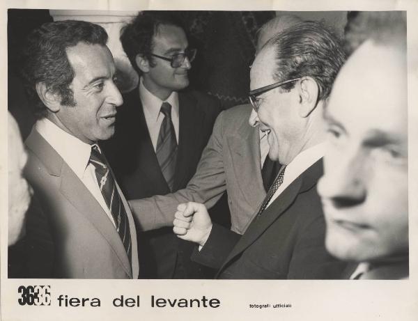 Bari - Fiera del Levante del 1972 - Padiglione Montedison - Visita autorità - Ahmed Nourredine