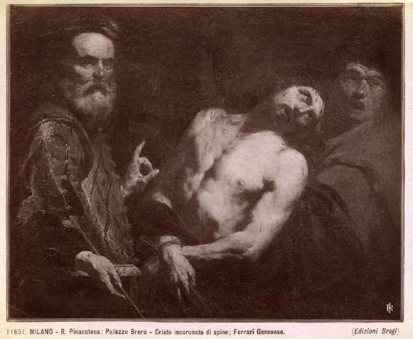 Dipinto - Cristo incoronato di spine - Ferrari Genovese - Milano - Brera - Pinacoteca