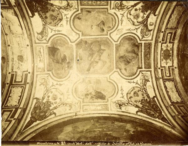 Dipinto - Sibille - Soffitto 4 - Mantova - Palazzo Archivio Notarile