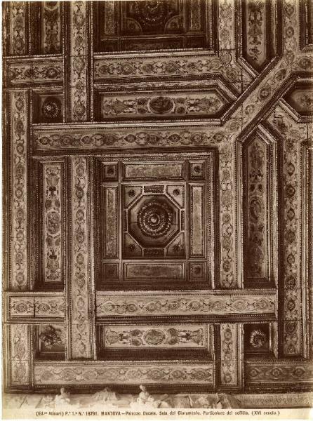 Dipinto - Soffitto - Sala del Giuramento - particolare decorativo - Mantova - Palazzo Ducale