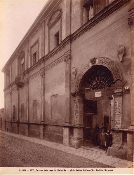 Architettura - Asti - casa dei Malabaila - facciata