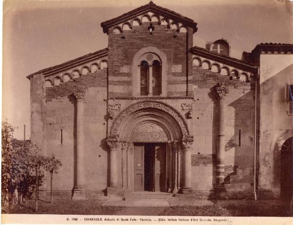 Architettura - Cavagnolo - Abbazia di S. Fede - facciata