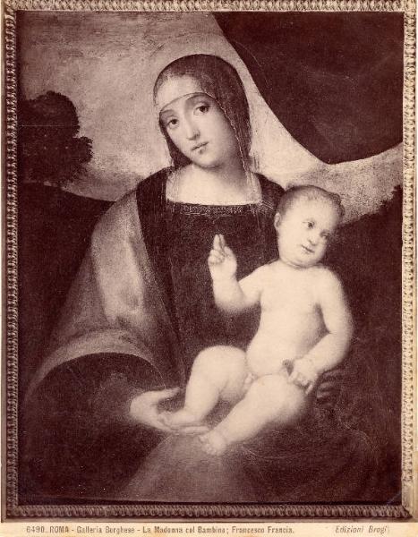 Dipinto - Madonna col Bambino - Francesco Francia - Roma - Galleria Borghese
