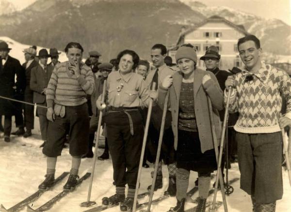 Giuseppe Bottai - Soggiorno a Cortina d'Ampezzo