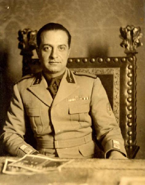 Giuseppe Bottai - Ritratto in divisa della milizia fascista