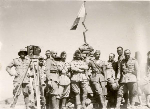 Giuseppe Bottai - Campagna di Etiopia - Ritratto con ufficiali
